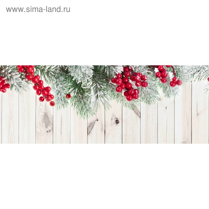 фото Кухонный фартук 1600х600 мм, закалённое стекло 4 мм, 6 отверстий под крепёж, цвет арт225