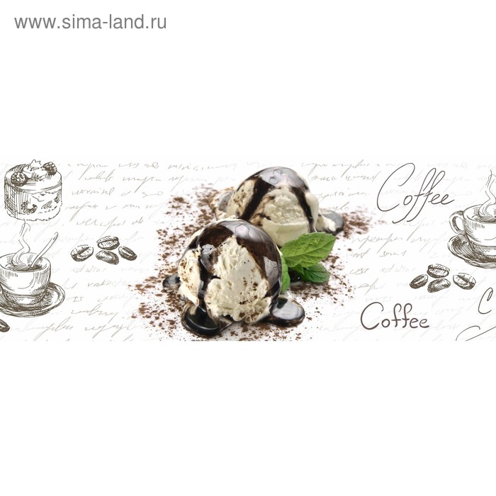 фото Кухонный фартук 1600х600 мм, закалённое стекло 4 мм, 6 отверстий под крепёж, цвет арт496