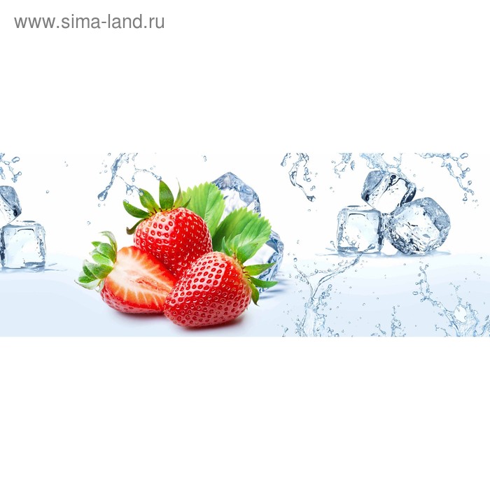 фото Кухонный фартук 1600х600 мм, закалённое стекло 4 мм, 6 отверстий под крепёж, цвет арт1872