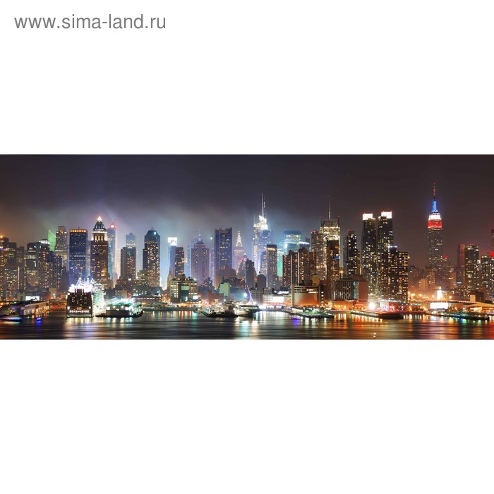 фото Кухонный фартук 1600х600 мм, закалённое стекло 4 мм, 6 отверстий под крепёж, цвет го0230