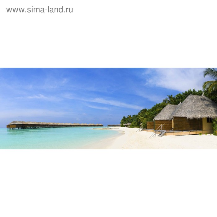 фото Кухонный фартук 1600х600 мм, закалённое стекло 4 мм, 6 отверстий под крепёж, цвет мп0166