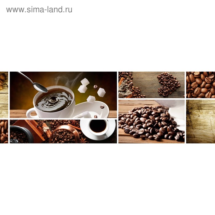 фото Кухонный фартук 1800х600 мм, закалённое стекло 4 мм, 6 отверстий под крепёж, цвет нп0022