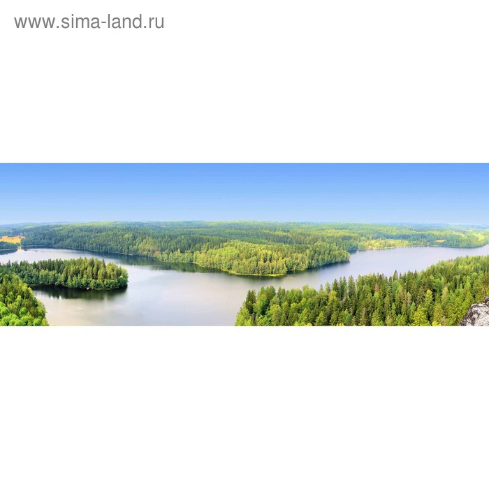 фото Кухонный фартук 1800х600 мм, закалённое стекло 4 мм, 6 отверстий под крепёж, цвет арт718