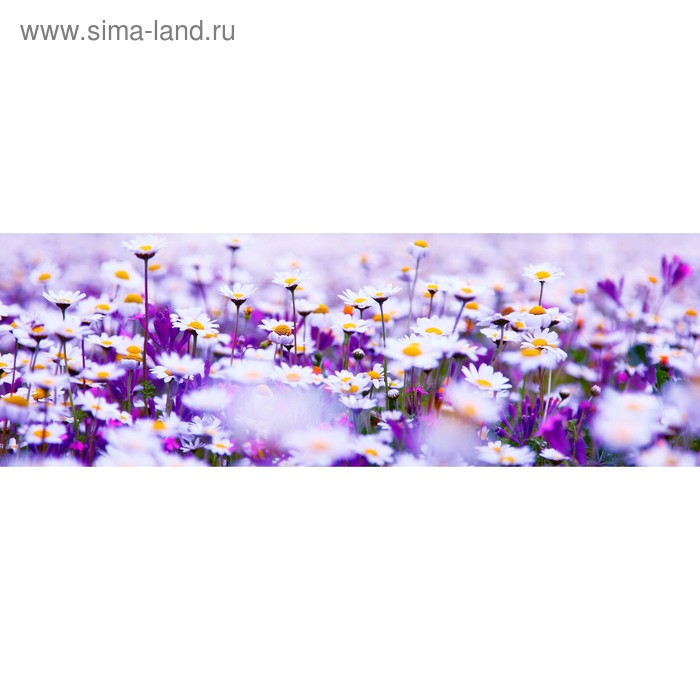 фото Кухонный фартук 1800х600 мм, закалённое стекло 4 мм, 6 отверстий под крепёж, цвет цв0050