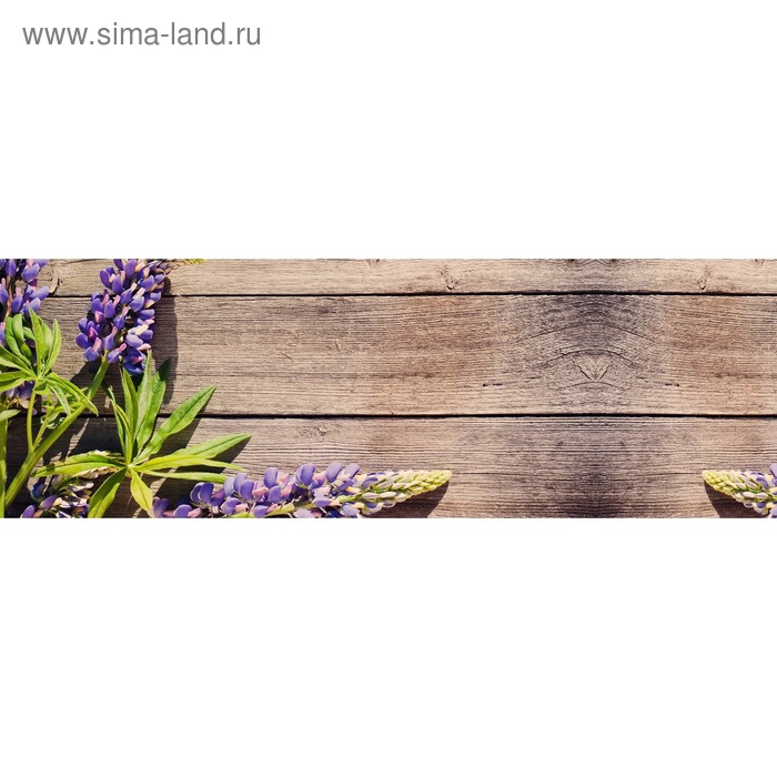 фото Кухонный фартук 1800х600 мм, закалённое стекло 4 мм, 6 отверстий под крепёж, цвет цв0341