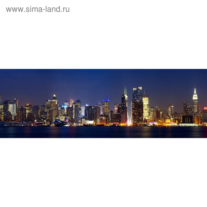 фото Кухонный фартук 1800х600 мм, закалённое стекло 4 мм, 6 отверстий под крепёж, цвет го0046