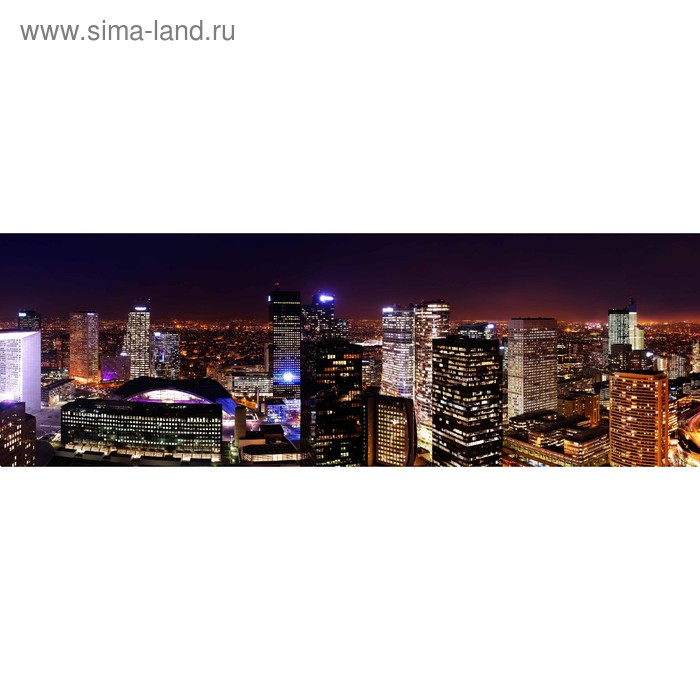 фото Кухонный фартук 1800х600 мм, закалённое стекло 4 мм, 6 отверстий под крепёж, цвет го0199