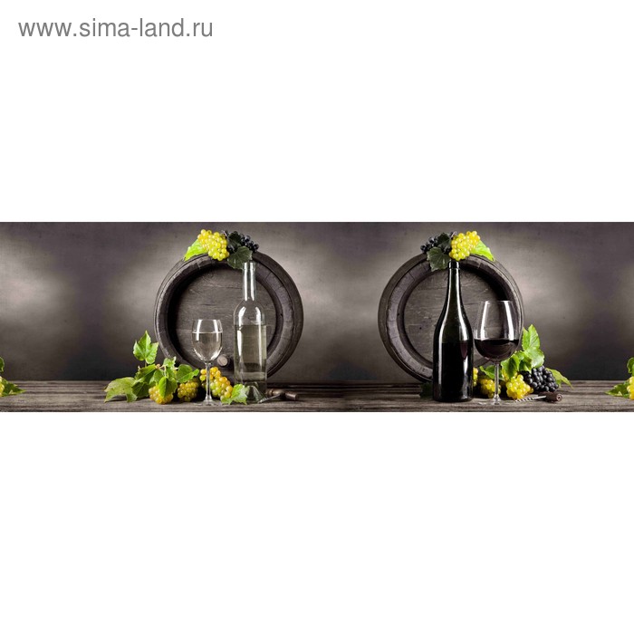 фото Кухонный фартук 2000х600 мм, закалённое стекло 4 мм, 6 отверстий под крепёж, цвет арт176