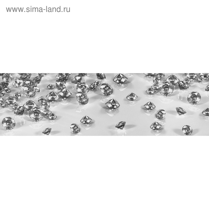 фото Кухонный фартук 2000х600 мм, закалённое стекло 4 мм, 6 отверстий под крепёж, цвет арт194