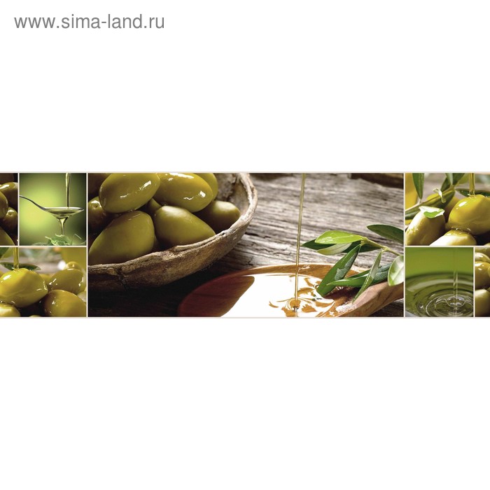 фото Кухонный фартук 2000х600 мм, закалённое стекло 4 мм, 6 отверстий под крепёж, цвет арт303