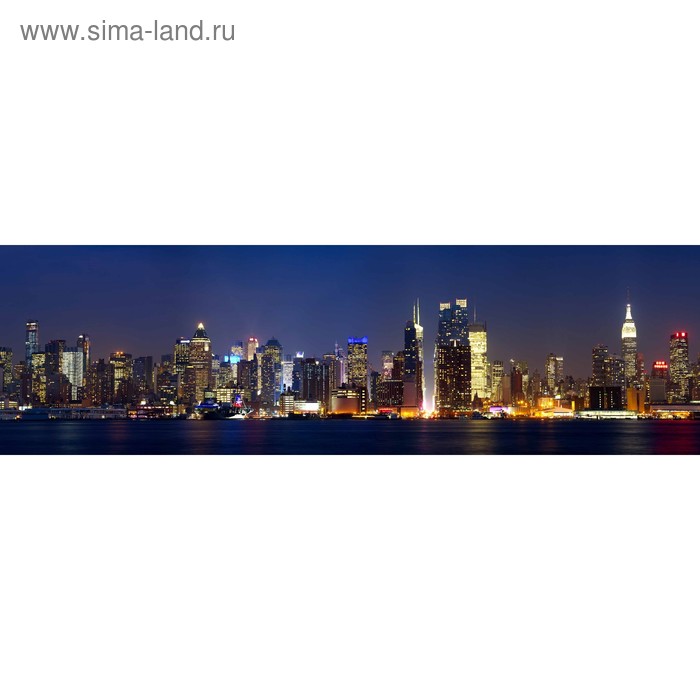 фото Кухонный фартук 2000х600 мм, закалённое стекло 4 мм, 6 отверстий под крепёж, цвет го0046