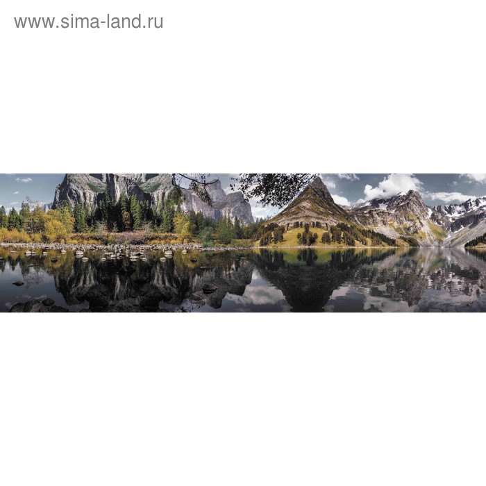 фото Кухонный фартук 2100х600 мм, закалённое стекло 4 мм, 6 отверстий под крепёж, цвет арт295