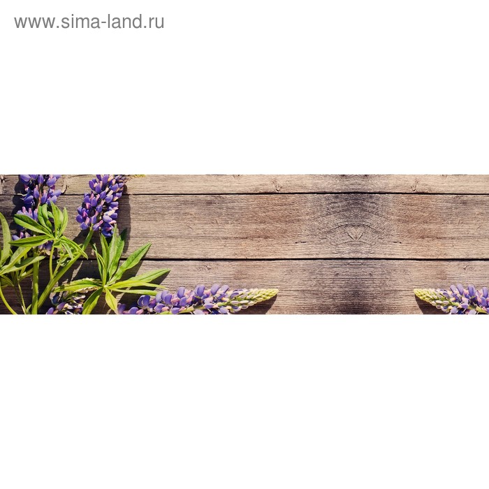 фото Кухонный фартук 2100х600 мм, закалённое стекло 4 мм, 6 отверстий под крепёж, цвет цв0341