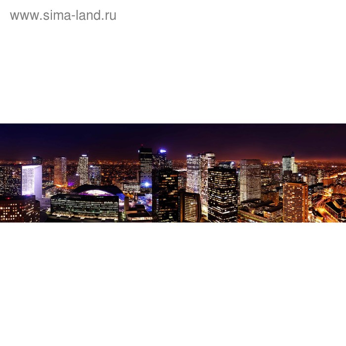 фото Кухонный фартук 2100х600 мм, закалённое стекло 4 мм, 6 отверстий под крепёж, цвет го0199