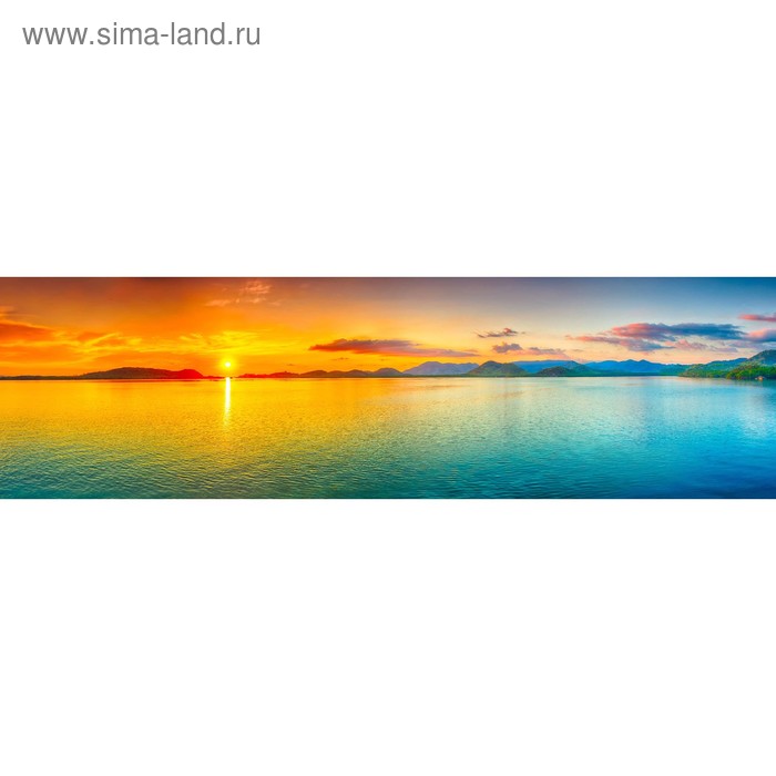 фото Кухонный фартук 2100х600 мм, закалённое стекло 4 мм, 6 отверстий под крепёж, цвет мп0067