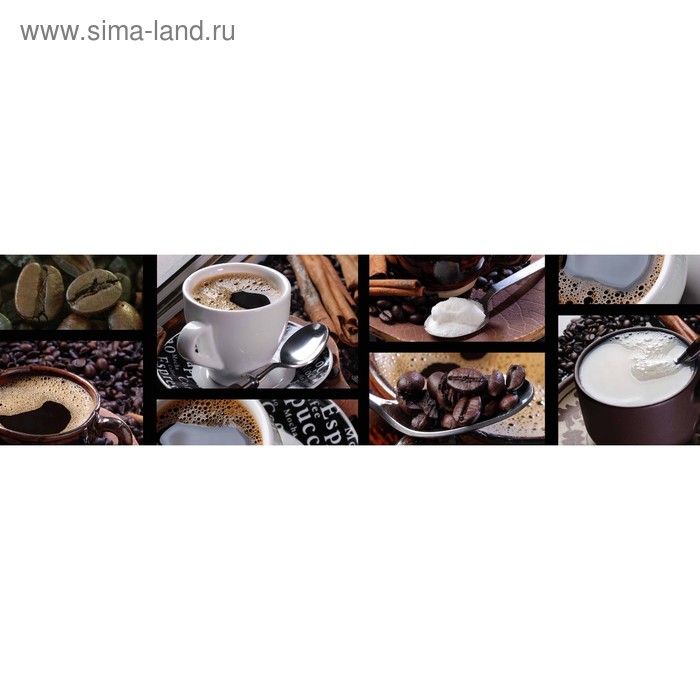 фото Кухонный фартук 2200х600 мм, закалённое стекло 4 мм, 6 отверстий под крепёж, цвет нп0081