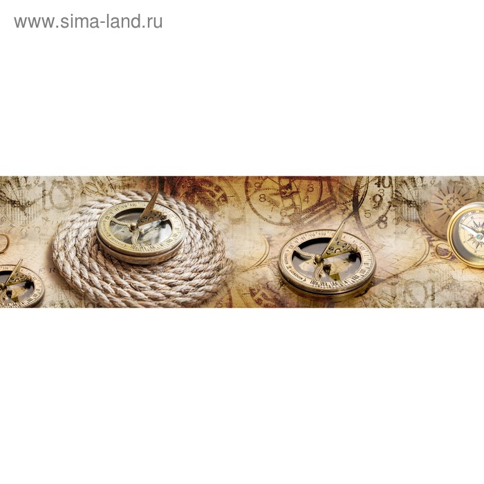 фото Кухонный фартук 2200х600 мм, закалённое стекло 4 мм, 6 отверстий под крепёж, цвет арт162