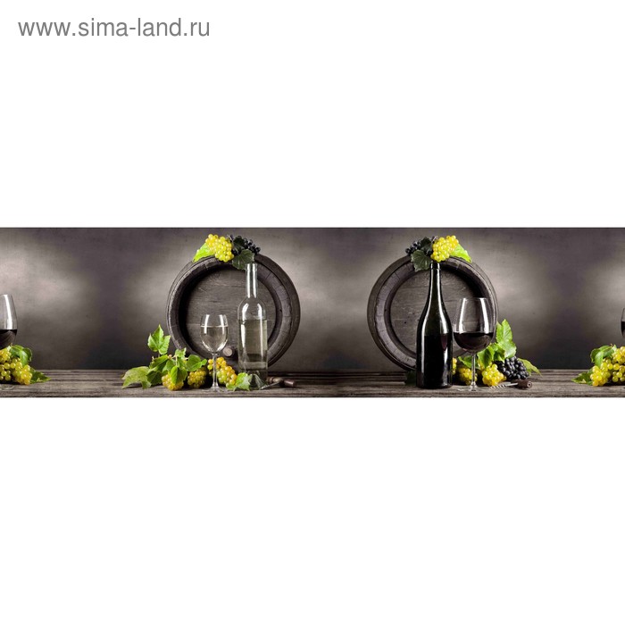 фото Кухонный фартук 2200х600 мм, закалённое стекло 4 мм, 6 отверстий под крепёж, цвет арт176