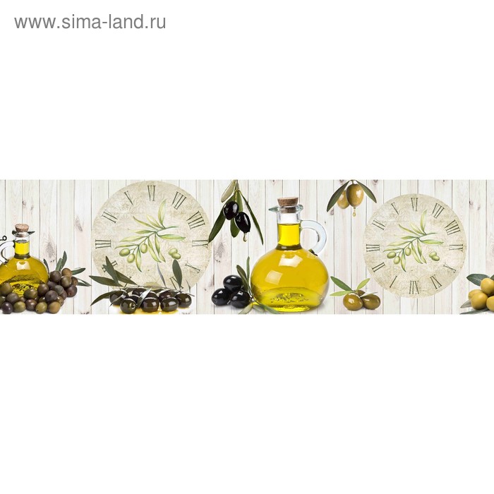 фото Кухонный фартук 2200х600 мм, закалённое стекло 4 мм, 6 отверстий под крепёж, цвет арт209