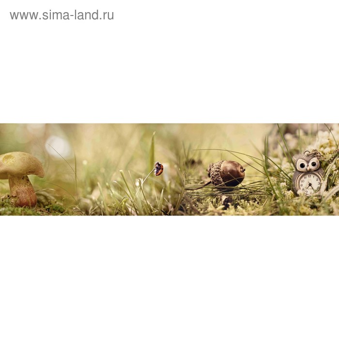 фото Кухонный фартук 2200х600 мм, закалённое стекло 4 мм, 6 отверстий под крепёж, цвет арт238