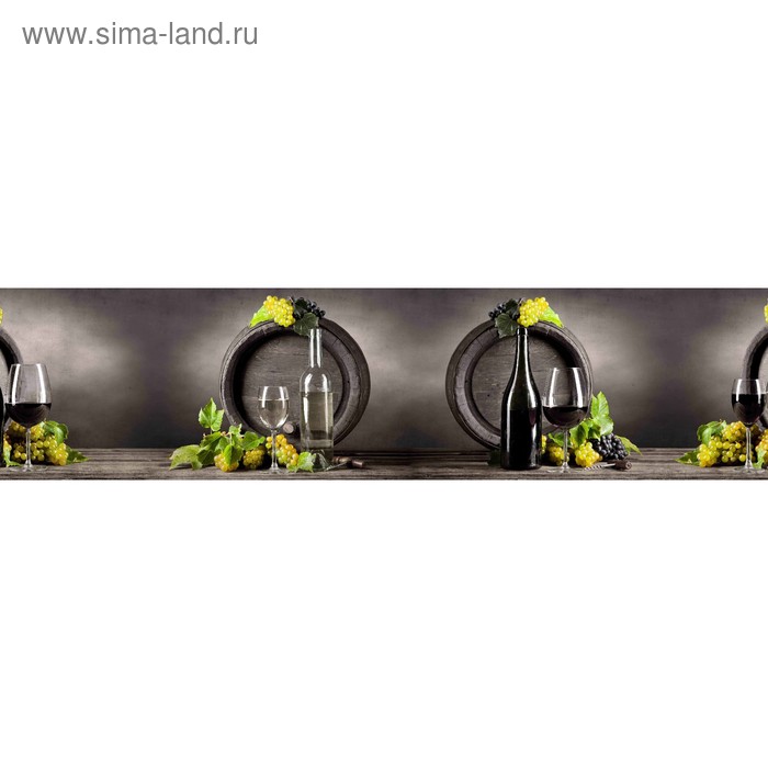 фото Кухонный фартук 2400х600 мм, закалённое стекло 4 мм, 6 отверстий под крепёж, цвет арт176