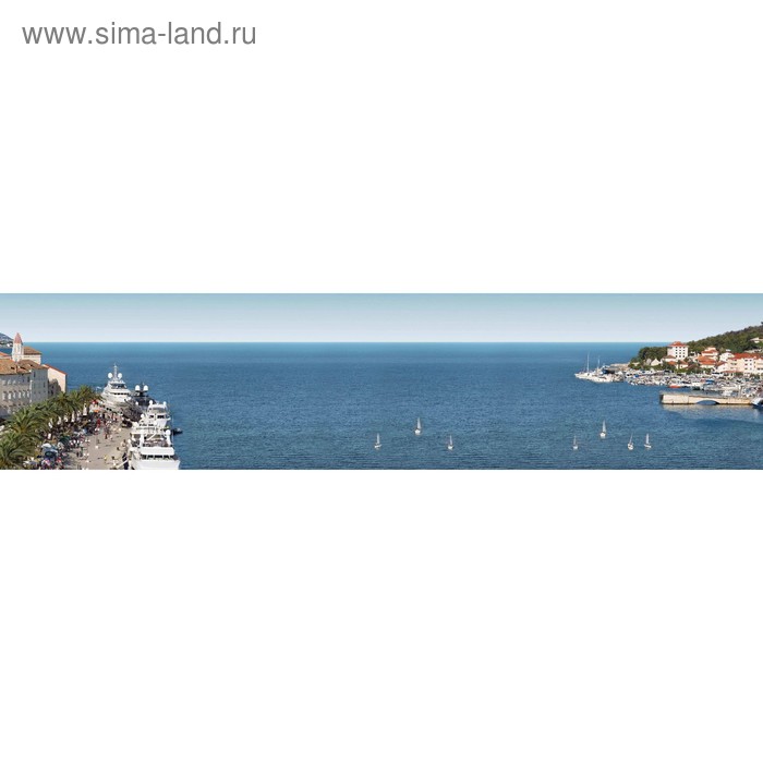 фото Кухонный фартук 2600х600 мм, закалённое стекло 4 мм, 6 отверстий под крепёж, цвет арт708