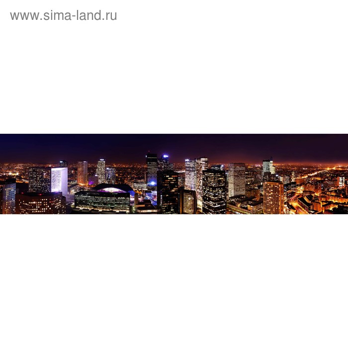 фото Кухонный фартук 2600х600 мм, закалённое стекло 4 мм, 6 отверстий под крепёж, цвет го0199