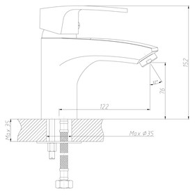 Смеситель для умывальника и биде Decoroom DR67015, одноручный, монолитный, цвет хром
Смеситель для умывальника и биде Decoroom DR67015, одноручный, монолитный, цвет хром