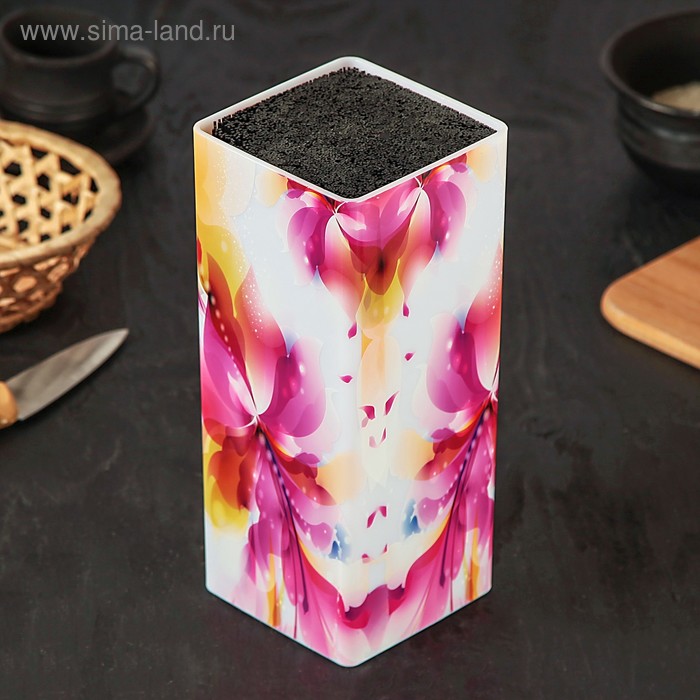 Подставка для ножей с наполнителем «Лилия», 22,5×10 см
Подставка для ножей с наполнителем «Лилия», 22,5×10 см