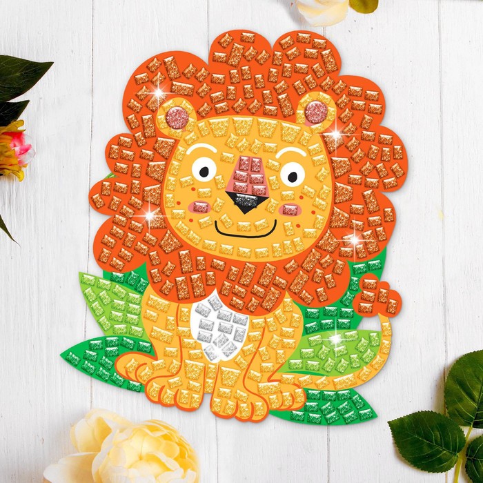 Мозаика стикерная форменная «Лев». Набор для творчества
Мозаика стикерная форменная «Лев». Набор для творчества