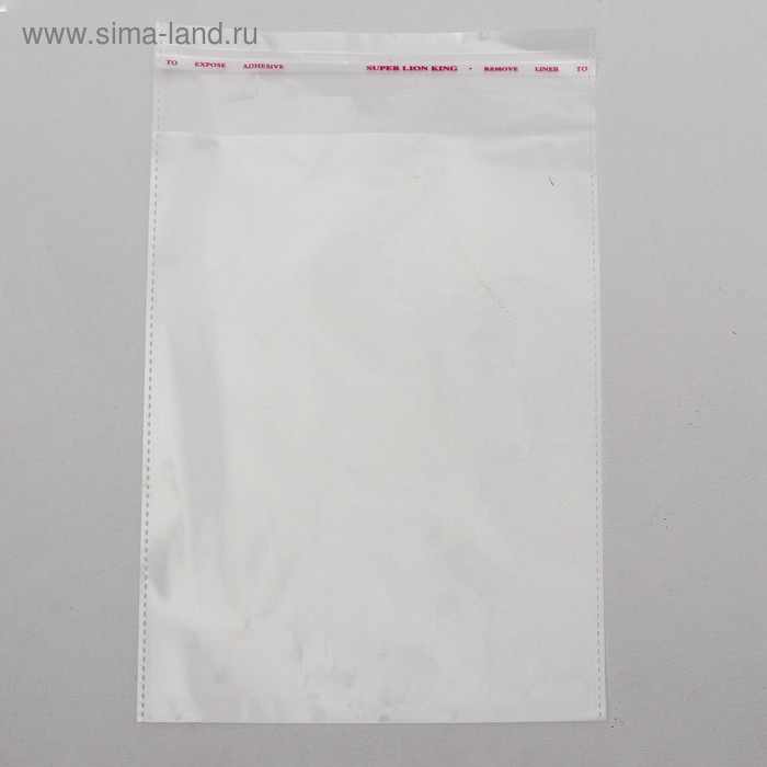 Пакет БОПП с клеевым клапаном 14 х 20/4 см, 25 мкм
Пакет БОПП с клеевым клапаном 14 х 20/4 см, 25 мкм