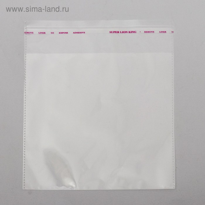 Пакет БОПП с клеевым клапаном 16 х 16/4 см, 25 мкм
Пакет БОПП с клеевым клапаном 16 х 16/4 см, 25 мкм