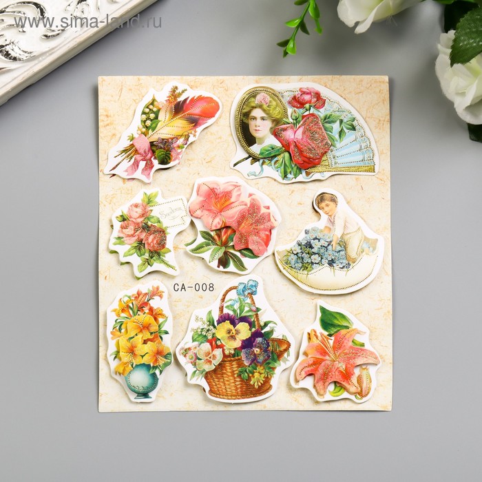 Наклейка картон 2 слоя "Цветы. Ретро" МИКС 19х12,5 см
Наклейка картон 2 слоя "Цветы. Ретро" МИКС 19х12,5 см