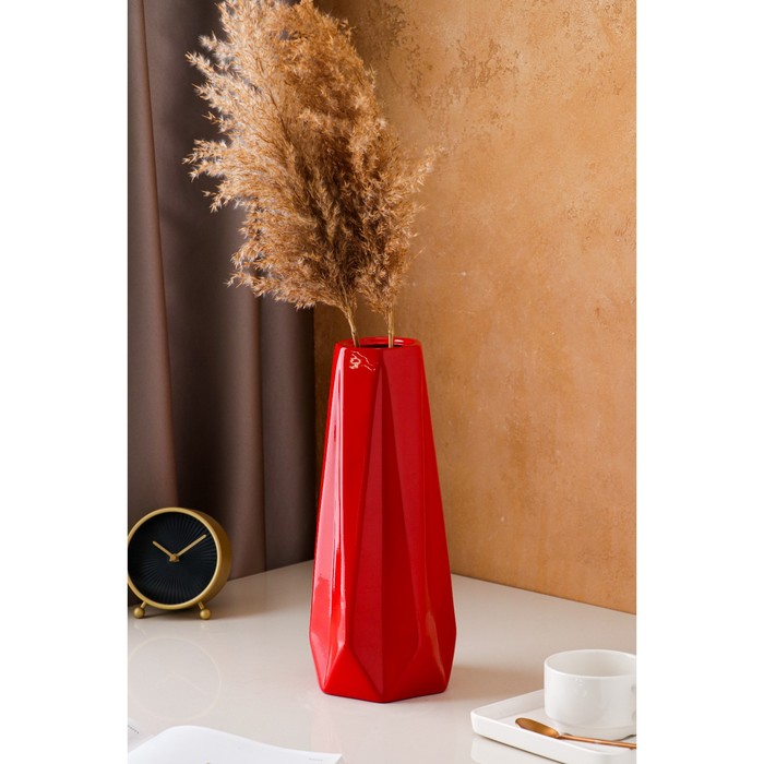 Ваза настольная "Марокко", красная, керамика, 34 см
Ваза настольная "Марокко", красная, керамика, 34 см