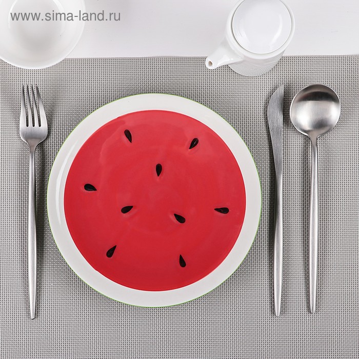 Тарелка «Арбуз», 20×2 см
Тарелка «Арбуз», 20×2 см
