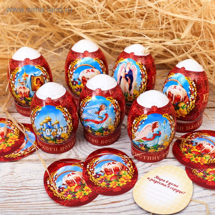 Пасхальный набор для украшения яиц «Пасха», 9 х 16 см
Пасхальный набор для украшения яиц «Пасха», 9 х 16 см