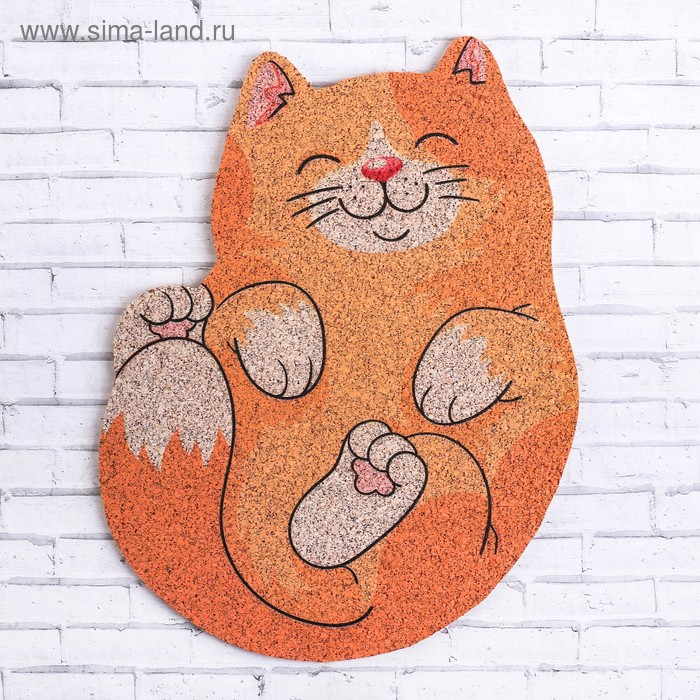 Органайзер настенный пробковый «Котик», 22.6 × 31 см
Органайзер настенный пробковый «Котик», 22.6 × 31 см