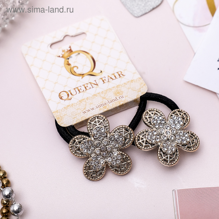 Резинка для волос "Ажур" (набор 2 шт) цветок, 4 см
Резинка для волос "Ажур" (набор 2 шт) цветок, 4 см