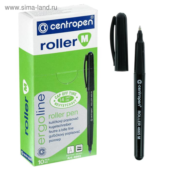 Ручка-роллер, 0.7 мм, линия 0.6 мм, Centropen 4665, одноразовая, черная, картонная упаковка
Ручка-роллер, 0.7 мм, линия 0.6 мм, Centropen 4665, одноразовая, черная, картонная упаковка