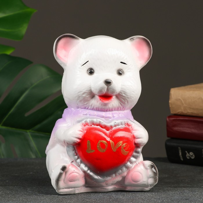 Копилка "Медведь с сердцем" 20см
Копилка "Медведь с сердцем" 20см