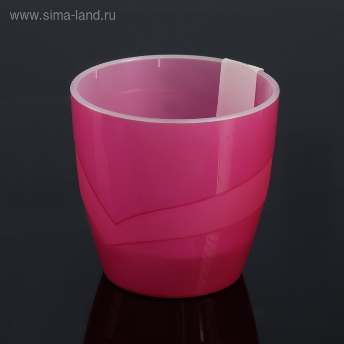 Кашпо для цветов со вставкой «Грация», 2 л, цвет фуксия
Кашпо для цветов со вставкой «Грация», 2 л, цвет фуксия