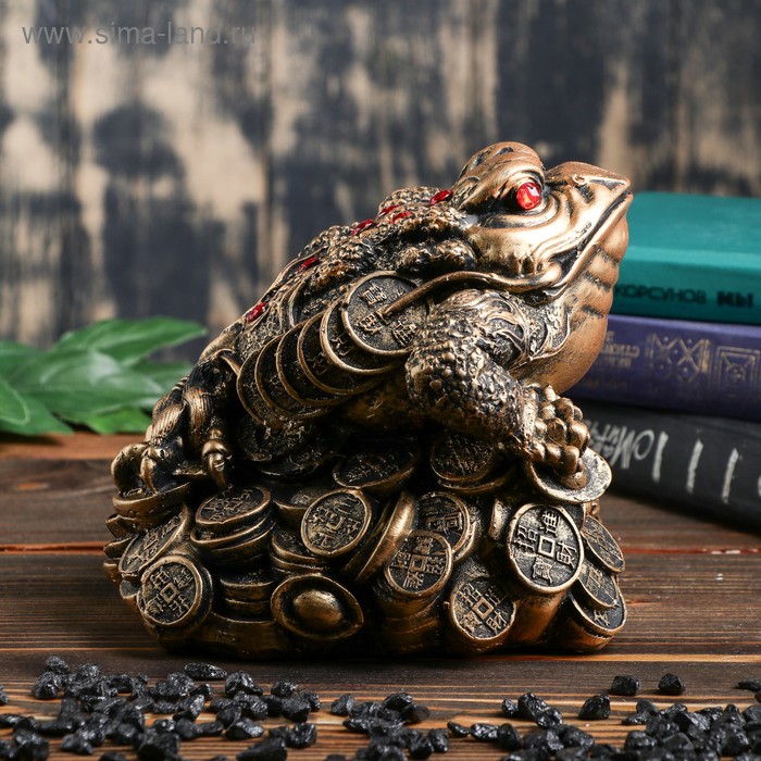 Статуэтка "Жаба", бронза, стразы, 18 см
Статуэтка "Жаба", бронза, стразы, 18 см