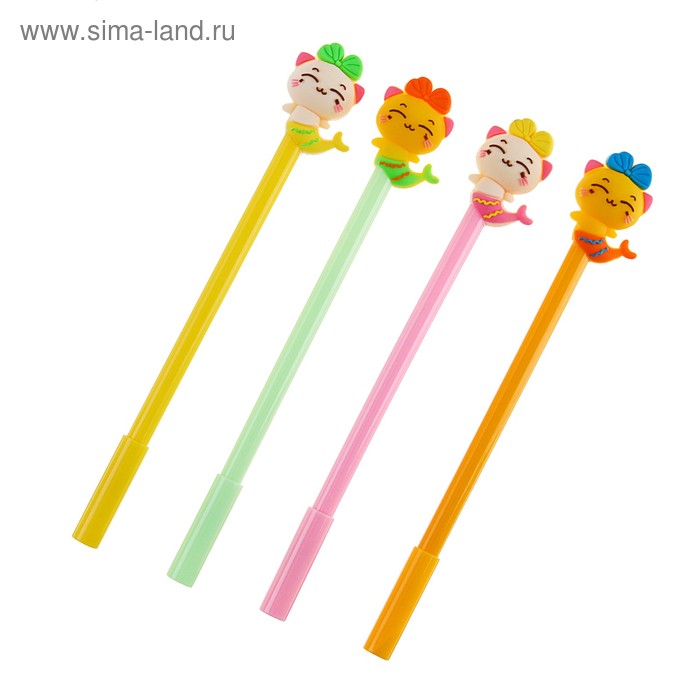 Ручка гелевая-прикол "Русалка-котик", МИКС
Ручка гелевая-прикол "Русалка-котик", МИКС