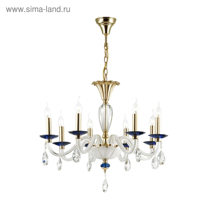 Люстра ELEFI 8x40Вт E14 золото
Люстра ELEFI 8x40Вт E14 золото