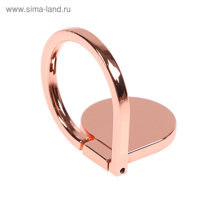 фото Держатель-подставка с кольцом для телефона luazon, в форме капли воды, розовый luazon home