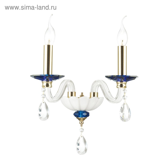 Бра ELEFI 2x40Вт E14 золото, белый
Бра ELEFI 2x40Вт E14 золото, белый