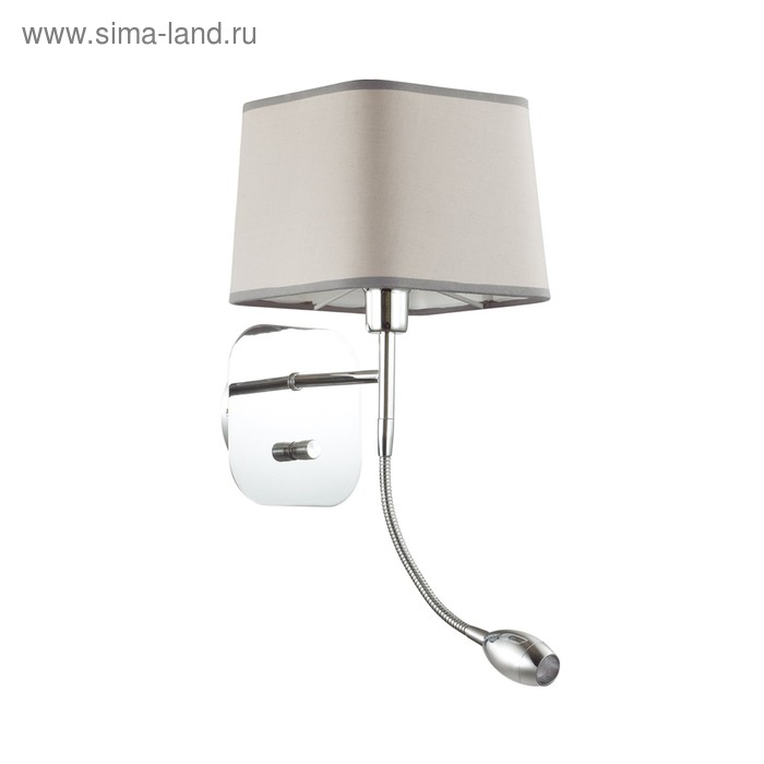 Бра с подсветкой EDIS 40Вт E14+LED хром
Бра с подсветкой EDIS 40Вт E14+LED хром