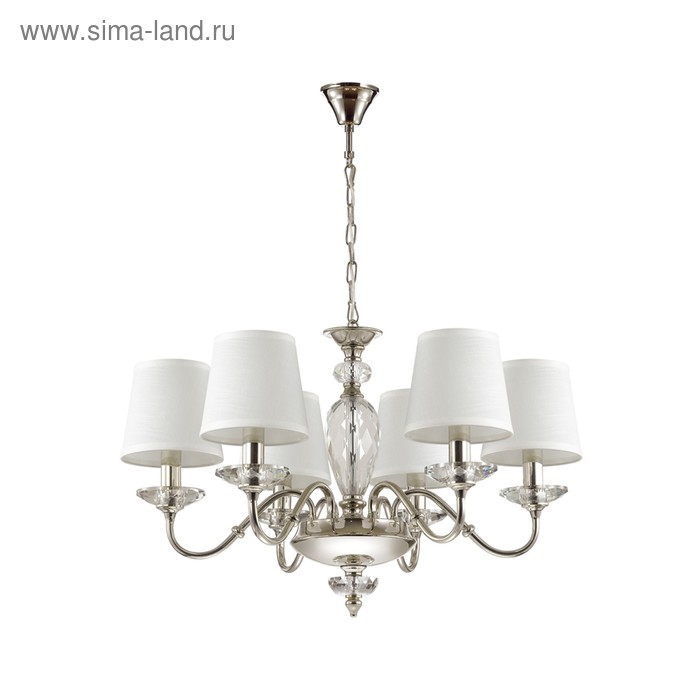 Люстра ESTER 6x40Вт E14 хром
Люстра ESTER 6x40Вт E14 хром