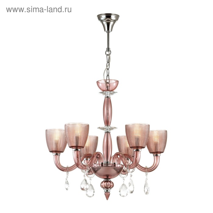 Люстра PIREA 6x40Вт E14 хром
Люстра PIREA 6x40Вт E14 хром