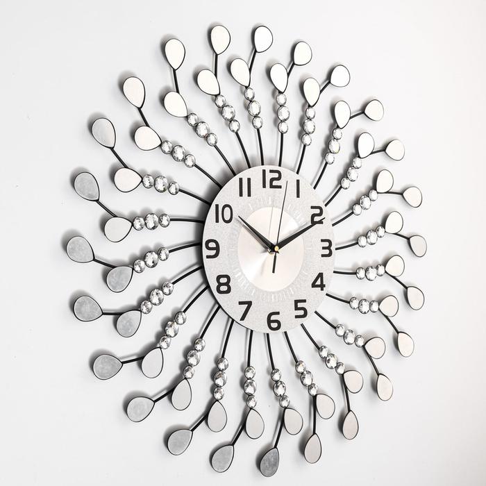 фото Часы настенные, серия: ажур, "гипно", плавный ход, 58 х 58 см, d-22 см